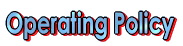 Operating Policy